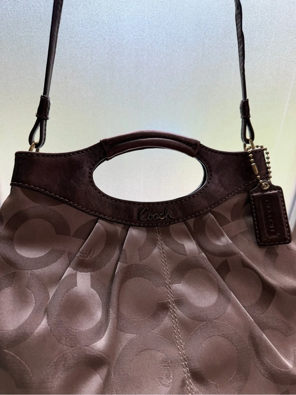 Coach Crossbody Bag in Coach Signature  EUC